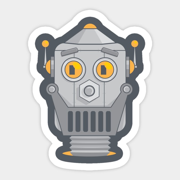 TIM THE ROBOT Sticker by Zugor